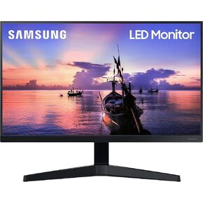 SAMSUNG 22-inch T35F LED Monitor with Border-Less Design, IPS Panel, 75hz, FreeSync, and Eye Saver Mode (LF22T350FHNXZA), Dark Blue Gray (Renewed)