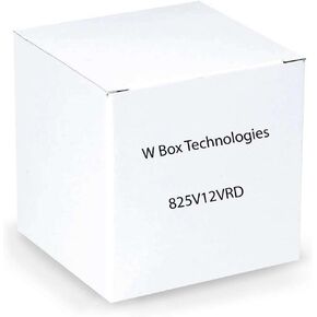 W Box 825V12VRD UPS - Black Tower UPS, 825VA/480W, 120V AC Input/Output