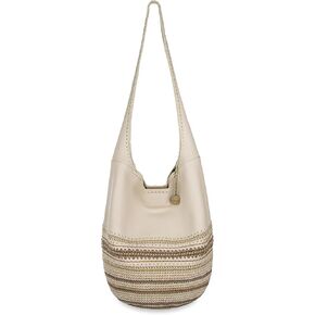The Sak 120 Hand-Crochet Crossbody Bag, Large Purse with Convertible Straps, Natural in Saudi Arabia