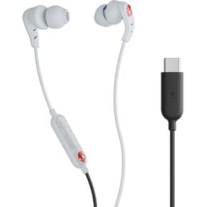 Skullcandy Set USB-C Wired Earbuds with Noise Isolating Fit, Built-in Microphone Call and Track Control for iPhone Android, Ear Gels Included for Custom Fit - Triple Threat Sunset