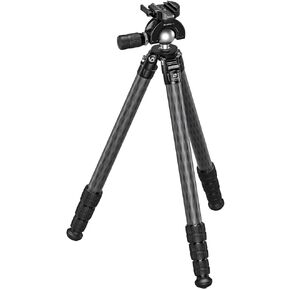 TRUPOD LEOFOTO SA-X SA-364 CX CORBON CORBON مع رأس الكرة MH-X ، موصل الوردة ، 3/8 "مسمار التثبيت ، 3 محطات زاوية ، سعة حمولة عالية (SA-364CX-MH-50X-ARCA)