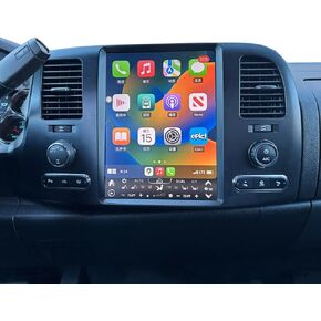 for Chevrolet Silverado GMC 2007-2013 Android Radio Screen Upgrade Stereo GPS Navigation Replacement DVD Player Head Unit Android Auto Bluetooth Wireless Carplay WiFi 4G Multimedia