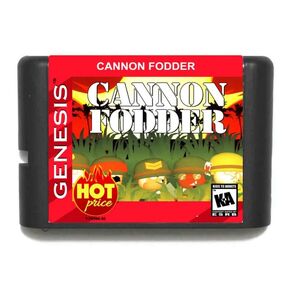 Cannon Fodder 16 Bit MD Game Card Card Cart for Sega Genesis Mega Drive