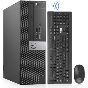 Dell OptiPlex 3040 Refurbished Desktop Computers Small Form Factor PC,16GB Ram 1TB SSD,i5 6500,AC8260 Built-in WiFi,HDMI Dual Monitor Support,Windows 11 Pro,Altec Wireless Keyboard Mouse (Renewed)