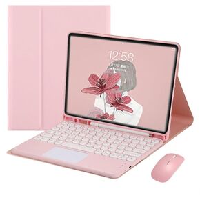 IVY Combo Magnetic Touch Keyboard Case for iPad Mini 5/4/3/2 Generation Case with Keyboard Cover Mouse for iPad Mini 5/4/3/2 - Black