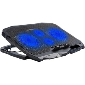 USB Powered Laptop Cooling Stand for 14-15.6inch Notebooks with Adjustable Height, with 4 Fans