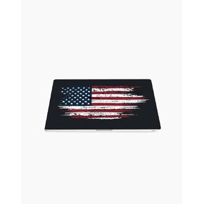 Laptop Skin Sticker Cover Decal -American Flag-Universal Size - Fits All laptops up to a 16" Diagonal Size | Easy to Apply, Remove and Change Styles (American Flag Halfscreen, 12.5 x 8.75 Inch)
