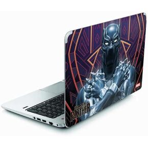 Skinit Skinit Lastop Skin Accompated مع Envy Touchsmart 15.6in - Marvel Black Panther Time Watch Design
