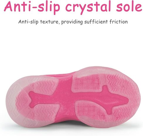 YESKIS Boys Girls Light Up Shoes with Switch 3 Lighting Modes Fizzzy Big Kids LED Running Tennis Sneakers for Toddler Little and Big Kid in Kuwait