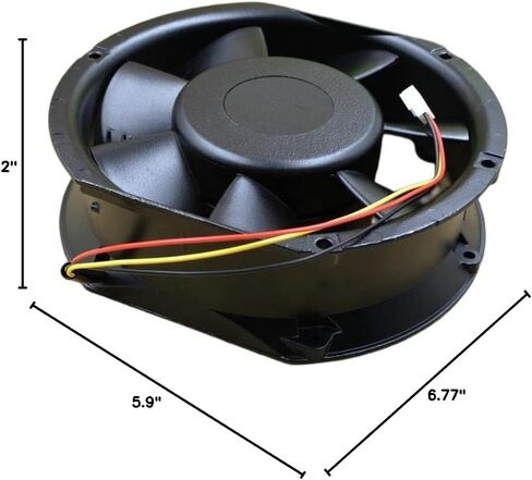 24V 1.0A 3800RPM 172X150X51MM 3-WARE مروحة التبريد in Saudi Arabia
