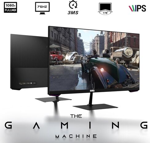 MTG Khuno Gaming Tower PC- Intel Core i7 4th Gen, GTX 1660S 6GB 192bits, 16GB RGB ARGB Ram, 1TB Nvme, 27 Inch 165HZ Gaming Monitor, Gamer Bundle Combo, Webcam, Windows 11 Pro in Saudi Arabia