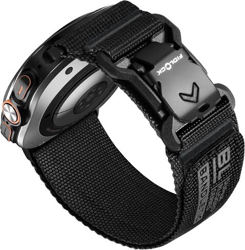 فرق R-Nylon متوافقة مع Samsung Galaxy Watch Band Ultra Band 47 مم للرجال والنساء ، فرقة نايلون نايلون سبورت مع حزام بديل مغناطيسي من الفولاذ المقاوم للصدأ من الفولاذ المقاوم للصدأ in Kuwait