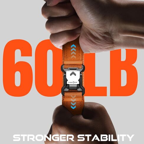 R-Nylon Bands Compatible with Samsung Galaxy Watch Ultra Band 47mm for Men and Women, Soft Nylon Sport Band with Magnetic Fidlock V-Buckle Replacement Strap with Stainless Steel Metal Buckle in Saudi Arabia