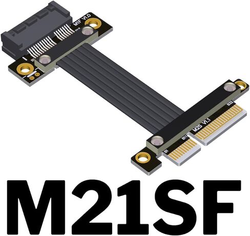 JMT PCI-E 4.0 x4 إلى X1 تمديد كابل Gen4 16G/BPS لبطاقة شبكة بطاقة PCI Express X1 SSD (M21SL ، 25 سم) in Saudi Arabia