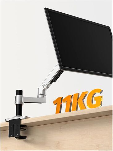 DL-8012II-600 شاشة LCD سطح المكتب كامل الحركة 17-32 "شاشة حامل الذراع الذراع الذراع الذراع الدعم الدعم تحميل 10 كجم (الفضة 300 مم) in Saudi Arabia