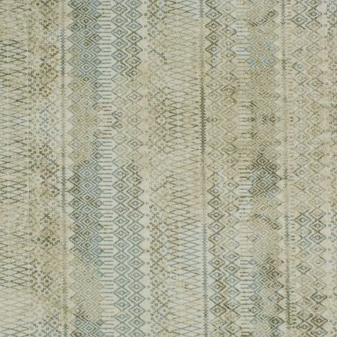 سجادة عداء Mohawk Home Prale باللون الأزرق الهندسي (2 × 5 بوصة). in Kuwait