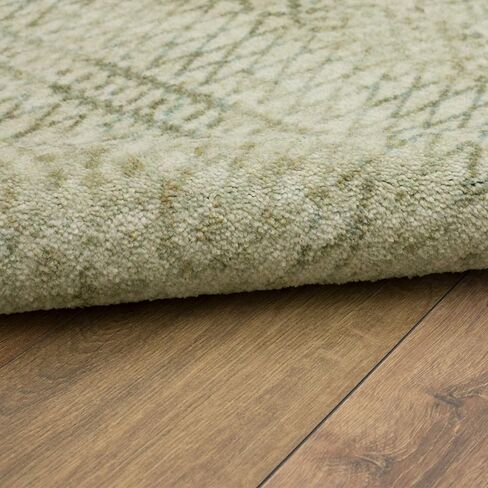 سجادة عداء Mohawk Home Prale باللون الأزرق الهندسي (2 × 5 بوصة). in Kuwait