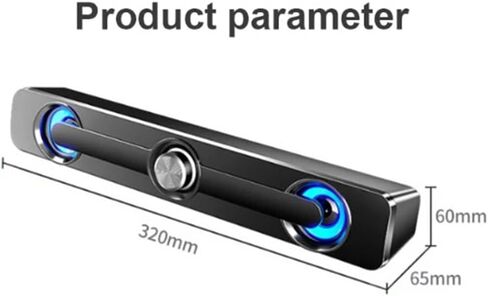 Powerful Computer Speakers Stereo Subwoofer Bass Speakers Surround Sound Bar Boxes in Saudi Arabia