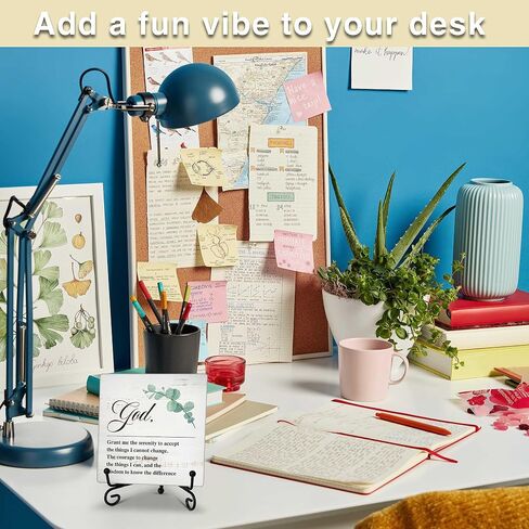 Home Office Desk Decor, Nevertheless She Persisted Wood Sign, Inspirational Farmhouse Desk Decor for Living Room Bathroom Kitchen Office Shelf Tiered Tray -B44 in Kuwait