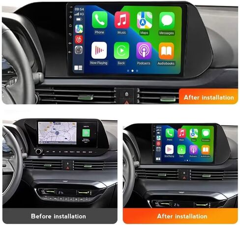 Android 13 Car Stereo Radio for Hyundai Elantra 2020-2021, Biorunn 9 Inch GPS Wireless Wired Car-Play Android Auto IPS Touch Screen Navigation WiFi FM RDS Head Unit 2GB RAM 32GB ROM in Saudi Arabia