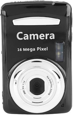 5mp 720p 16x Zoom HD Digital Camera Camcorder ، خفيفة الوزن وسهلة الحمل ، مواد مصنوعة (أسود) in Kuwait