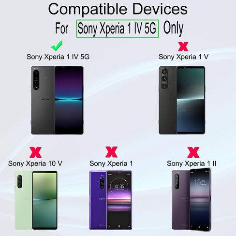 Ibywind Screen Protector for Sony Xperia 1 V 5G(6.5") 2 Pack+1 Pack Camera Len Protector+1 Back Film,9H Tempered Glass,HD,Scratch Resistant,Bubble Free,Easy Install in Saudi Arabia