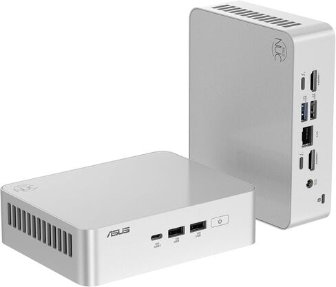 ASUS NUC 15 PRO AI MINI PC (Intel 16-Core Ultra 9 285H ، ARC GPU ، 96GB DDR5 RAM ، 4TB SSD ، WIFI 7 ، 2x Thunderbolt-C ، 2x HDMI ، RJ45 ، Windows 11 Pro) in Kuwait