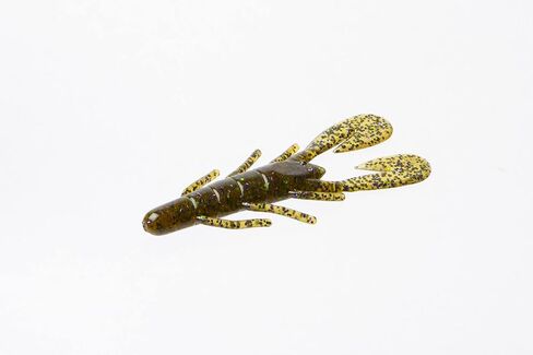 Zoom Bait 145120 Midsize 4.5" Brush Hog 10pk Watermelon Candy in Saudi Arabia