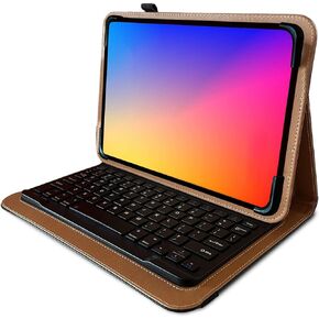 Navitech Black Rotational Bluetooth Keyboard Case Compatible with Fusion5 10 inch 104Ev2 PRO Android Tablet
