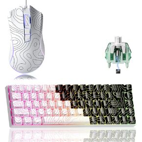 XVX HE68 Pro Rapid Trigger Keyboard and G705 Wired Gaming Mouse