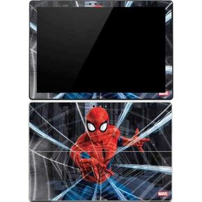 Skinit Decal Tablet Skin Compatible with Surface Pro 4 - Officially Licensed Marvel Spiderman Crawling Spiderman Design