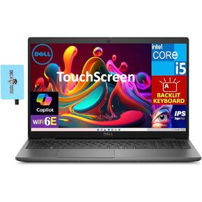Dell Latitude 3550 Business Laptop 15.6" Touchscreen IPS FHD Display (Intel i5-1335U, 32GB DDR5, 1TB PCIe SSD, Intel Iris Xe, Backlit KB, WiFi 6E, Webcam, Win 11 Pro) w/DKZ USB Port Expander