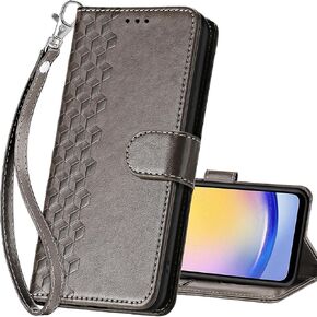 for Samsung Galaxy A26 5G Wallet case，Flip Folio Cover with Stand Feature for Women Men，PU Leather Phone Case Fit for Samsung Galaxy A26 5G [Blue-Butterfly]