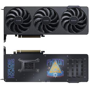 Weeliao Gunnir Intel Arc B580 Photon OC Card Video Card 12GB GDDR6 2850MHz بطاقة رسومات مروحة ثلاثية (192 بت ، PCI-Express 4.0 x8 ، واحد HDMI Threeports ، يدعم 4K) (B580 Photon White)