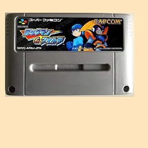 Royal Retro Rockman & Forte 16 bit Big Gray Game Card