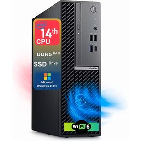 Dell OptiPlex SFF Desktop for Business| Intel 14th Core i5-14500 vPro(14 cores, 5 GHz, Beat i7-13700)| 64GB DDR5 RAM & 1TB SSD| HDMI, USB-C, Wi-Fi, Bluetooth, RJ-45| Keyboard & Mouse| Windows 11 Pro