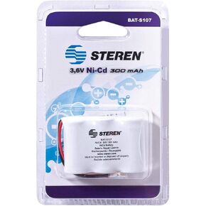 STEREN 3.6V, 300Mah (3 x 1/2AA) Universal Ni-Cd Cordless Phone Battery