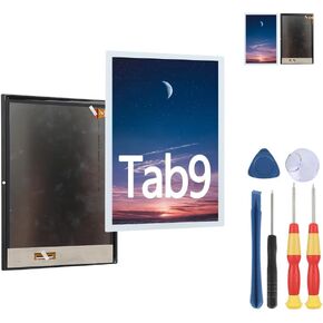 New Display Touch Screen for Blackview Tab 9 LCD Display Replace Parts with Tools.（White）