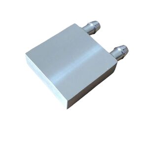 مبادل مبدئي بالمياه تبريد الماء حاجز الماء لمدة 40 * 40 * 12mm 80mm 120mm 160mm 1pcs (الفضة الأفقية د)