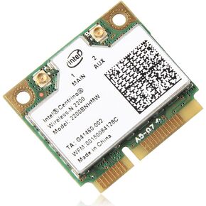 Intel Centrino Wireless-N 2200 2200BNHMW 802.11B/G/N ، 300 MBPS 2x2 ، بطاقة Wi-Fi أحادية النطاق