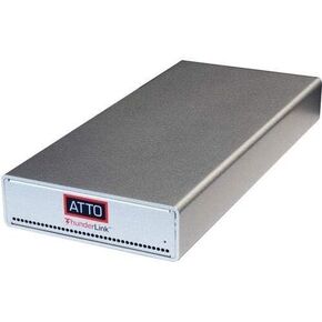 ATTO ThunderLink FC 3322 (SFP plus) 40Gb/s Thunderbolt 3 (2-port) to 32Gb/s FC (2-port) ( includes SFPs )