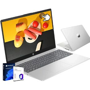 HP 2025 Business Laptop Computer, 15.6" FHD Touchscreen, Office Pro Lifetime Licence, Win 11 Pro, Intel 13th Gen i7-1355U, 32GB RAM, 2TB SSD, Wi-Fi 6, with Copilot