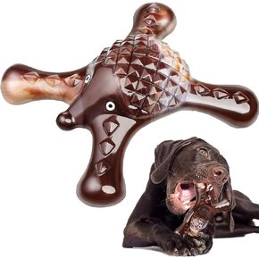 BYMQ Super Tough Dog Chew Toys - for Aggressive Chewers Large Breed,Dog Toys, Bone Toy Nylon Durable Dogs Extreme Indestructible, Real Beef Flavor to Keep Busy