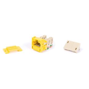 UNJ600-YL - Uniprise UNJ600 Category 6 U/UTP Information Outlet, yellow