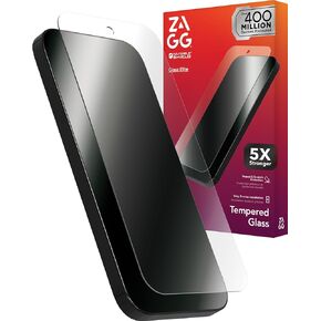 ZAGG Glass Elite Google Pixel 9A شاشة واقي-زجاج مقسى للغاية ، مقاوم للخدش ، EZ تطبيق التثبيت ، Invisibleshield ، مصنوع من مواد معاد تدويرها
