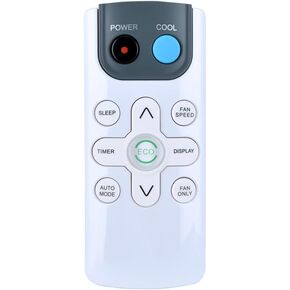 Replace Window Air Conditioner Remote Control for Black+Decker/Della/Amana/TCL/Della/Crosley/Acekool/Emerson/ROVSUN/GarveeHome/Magshion/Acekool/Adoolla/ACONEE/GAOMON/Comfort Zone/Honeywell/Mollie