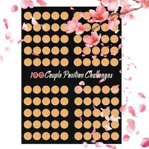 100 Dates Scratch Off Poster, Birthday Gift for Wife Husband, Custom Poster, Challenge Scratch Off Paper Gifts
