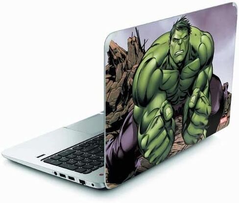 Skinit Decal Laptop Skin Compatible with Envy TouchSmart 15.6in - Officially Licensed Marvel Enraged Hulk Design in Kuwait