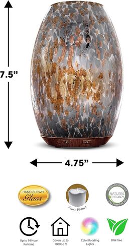 موزع الزيوت العطرية لوكس جلو بريشيا من جرين إير للعلاج العطري in Kuwait