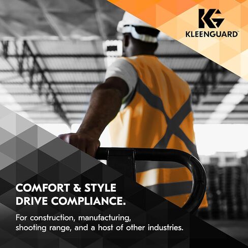 نظارات أمان KleenGuard™ V30 Maverick™ (49311)، مع طلاء مضاد للضباب من KleenVision™، عدسات دخانية، إطار أسود، نظارة شمسية للجنسين للرجال والنساء (الكمية 12) in Kuwait